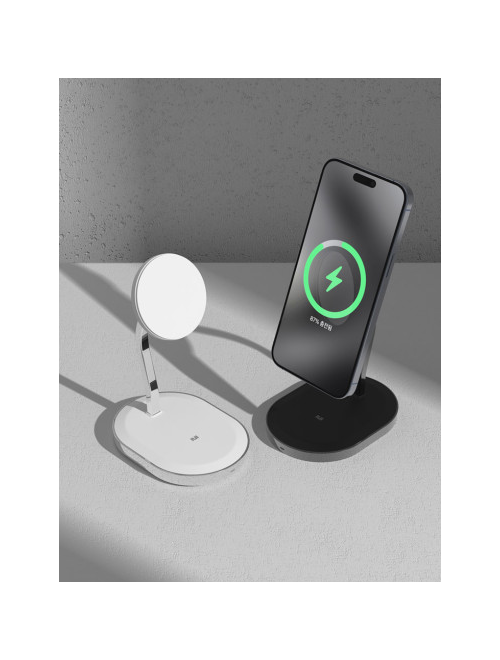 2in1 애플 MFM 인증 맥세이프 고속 무선 충전기 MC210