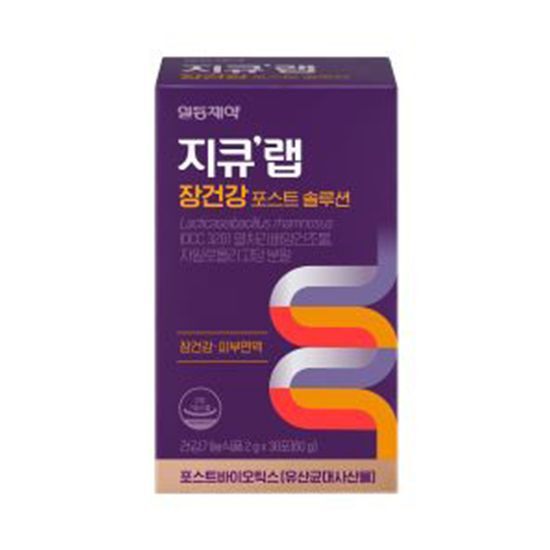 지큐랩 장건강 포스트 솔루션 30포(30일분)